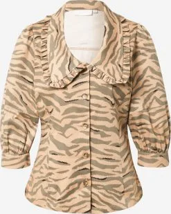 Moss Copenhagen Verkoop 37 Coster Copenhagen Blouses Met Korte Mouw Blouse Dames Gemengde Kleuren