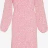 MOSS COPENHAGEN Midi Jurken Jurk Elanina Rikkelie Dames Rosa