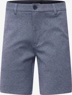 Chino Shorts Slimfit Chino Milano Heren Donkerblauw