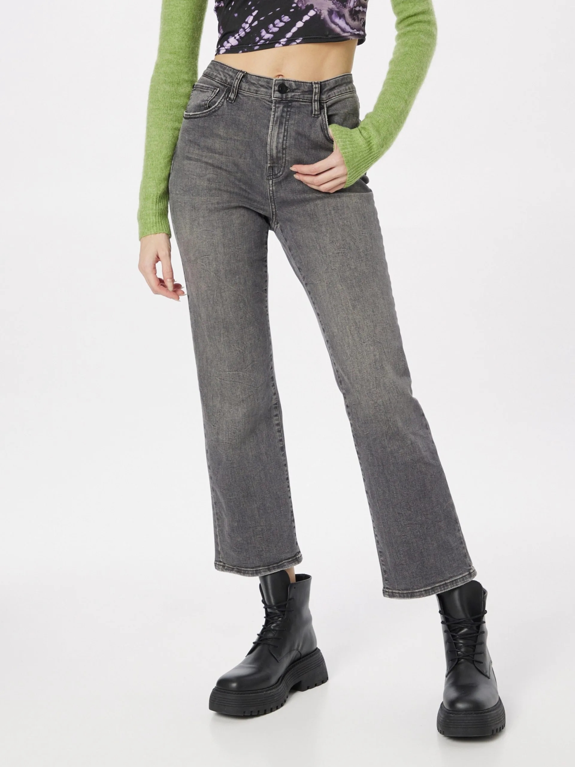 IVY Copenhagen Straight Regular Jeans Dames Grijs 3 IVY Copenhagen Straight Regular Jeans Dames Grijs - Afbeelding 3