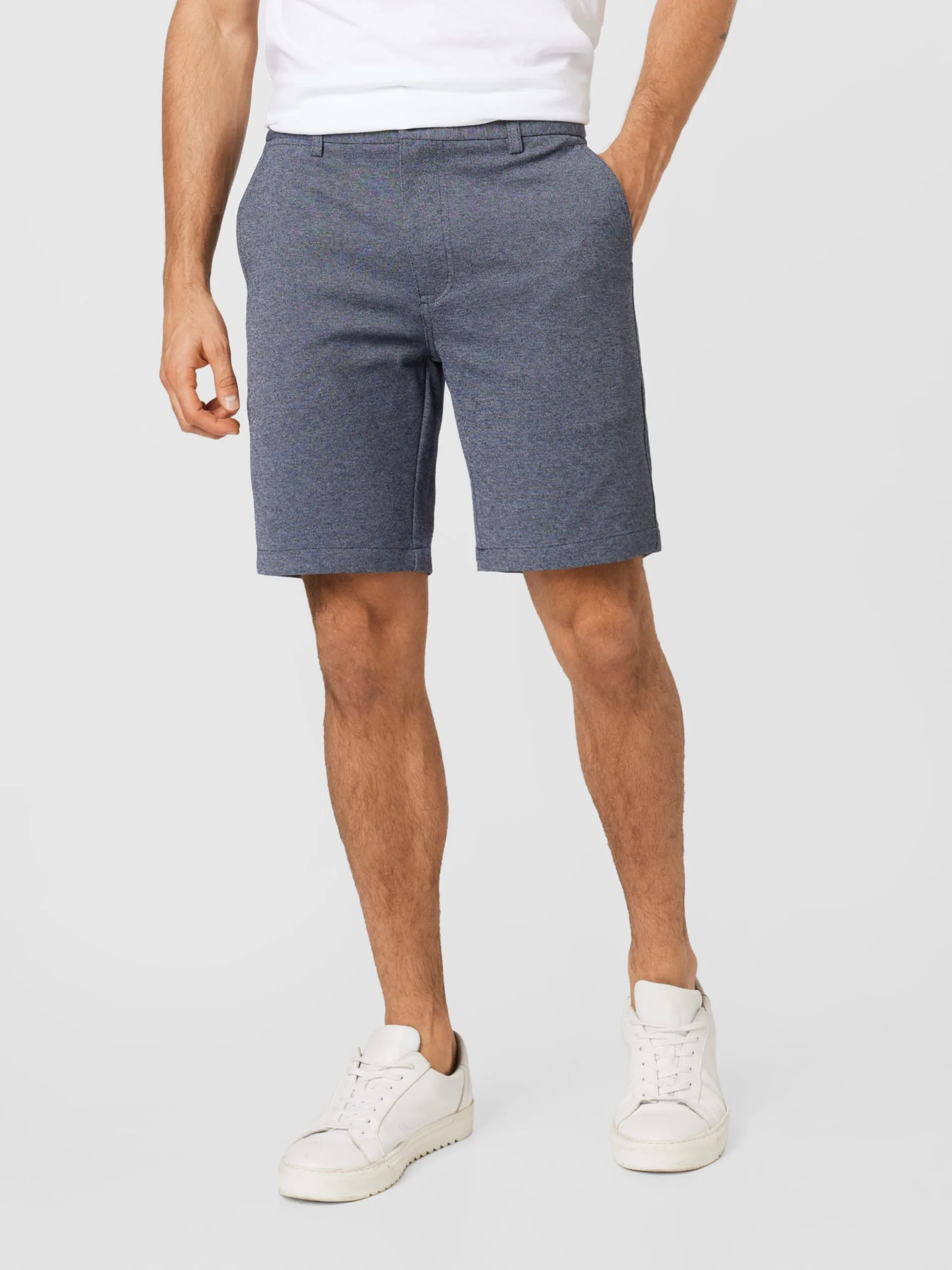 Chino Shorts Slimfit Chino Milano Heren Donkerblauw 3 Chino Shorts Slimfit Chino Milano Heren Donkerblauw - Afbeelding 3