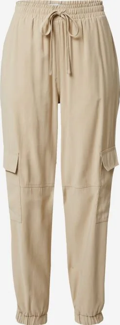 MOSS COPENHAGEN Pantalons Loosefit Broek Kinna Selia Dames Beige