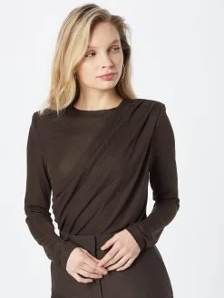 Blouseshirts Blouse GRACE Dames Donkerbruin 7 Blouseshirts Blouse GRACE Dames Donkerbruin -Moss Copenhagen Verkoop a9ba36640dd9add831809c94100332aa