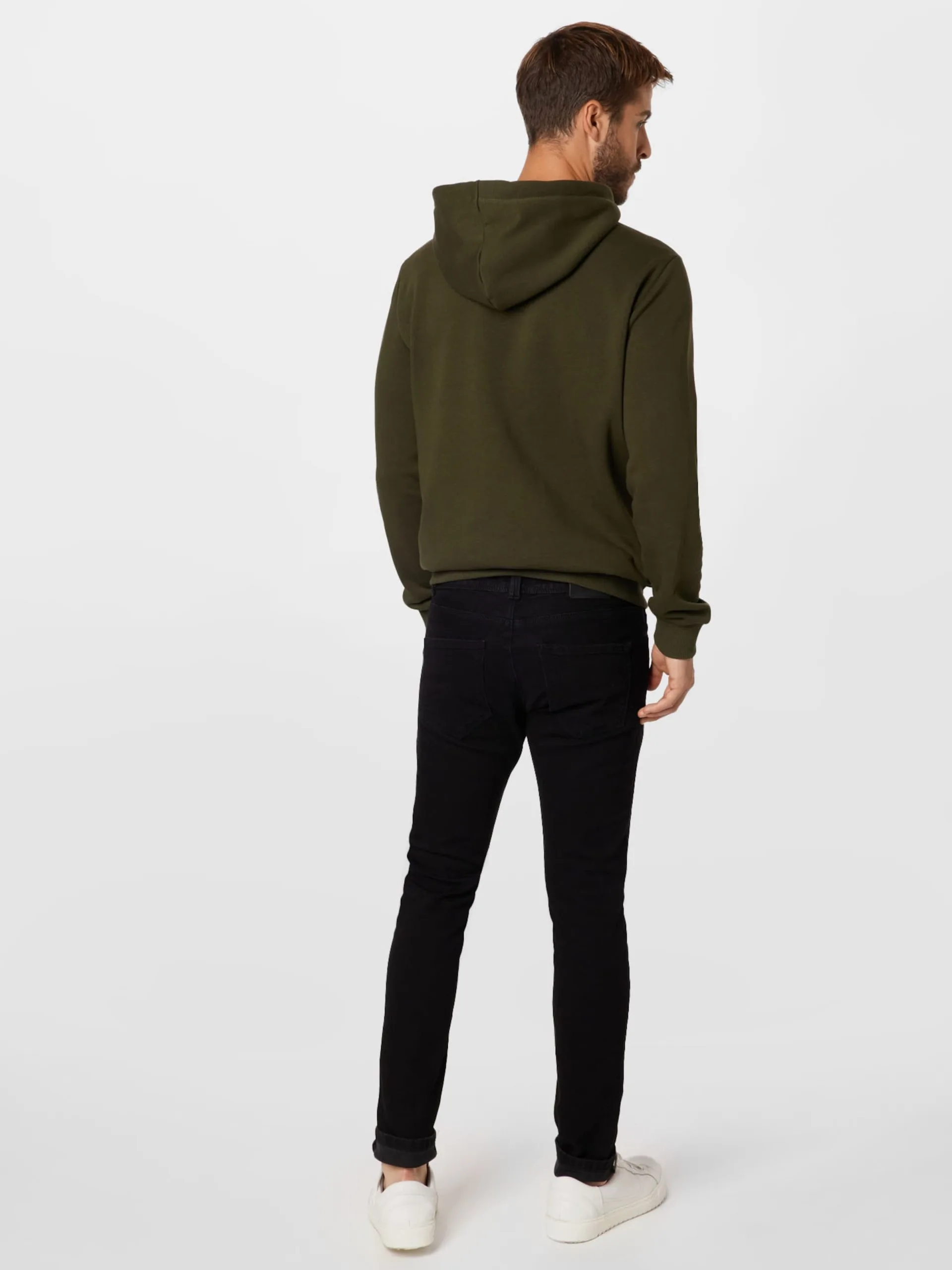 Jeans Slimfit Jeans David Heren Zwart 4 Jeans Slimfit Jeans David Heren Zwart - Afbeelding 4