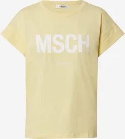 MOSS COPENHAGEN T-shirts Shirt Alva Dames Lichtgeel