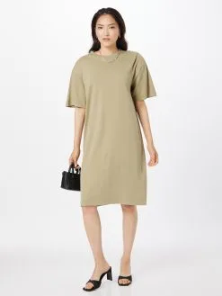 Jerseyjurken Jurk Vika Dames Kaki 9 Jerseyjurken Jurk Vika Dames Kaki -Moss Copenhagen Verkoop afdb3b55d5c47717302e2e9fa0779b39