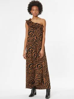 Maxi Jurken Jurk ASLAUG Dames Karamel -Moss Copenhagen Verkoop b08b0dbcb955b5b8e4754a8b2940f1da