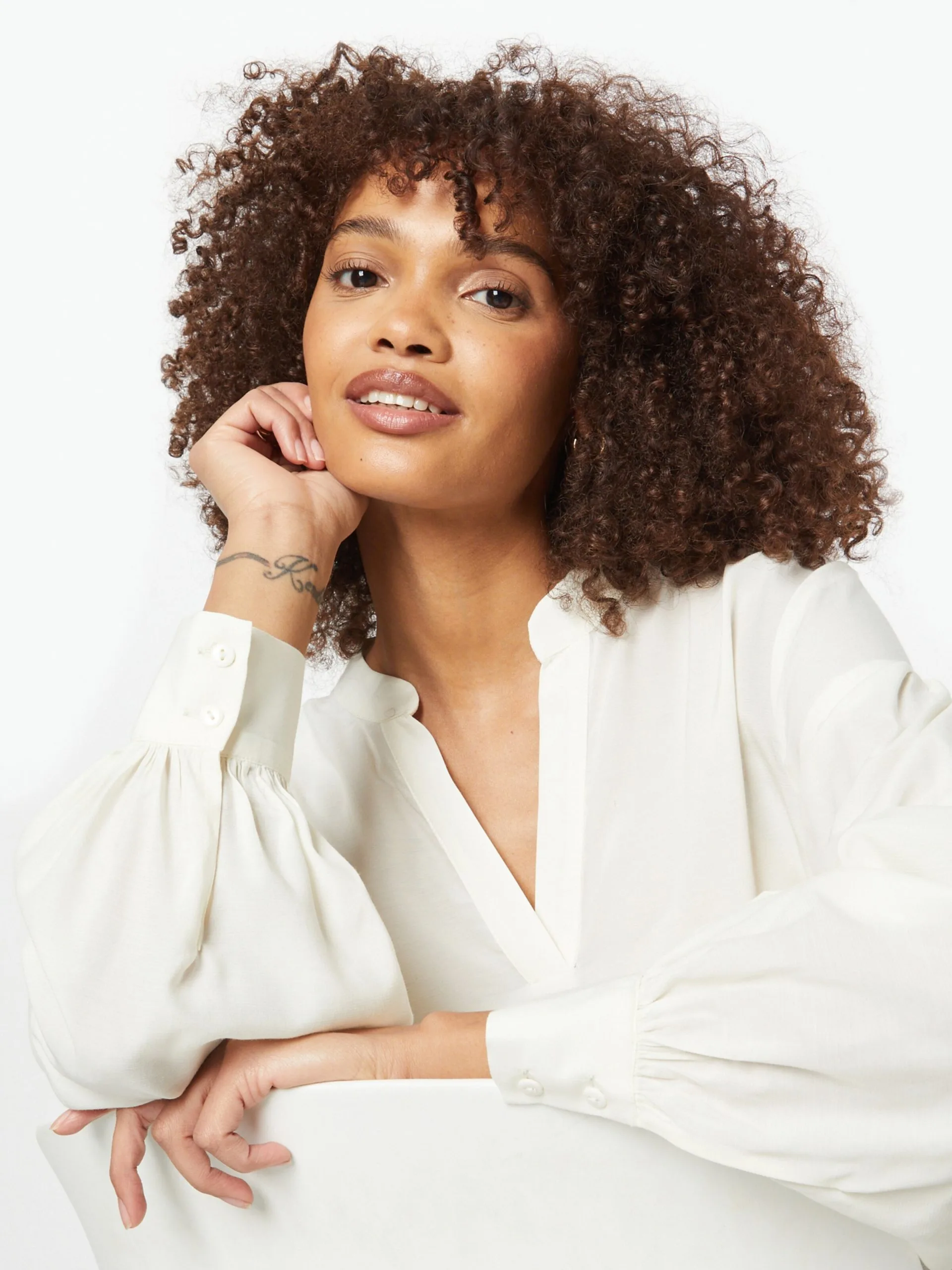 MOSS COPENHAGEN Blouseshirts Blouse Nianna Dames Crème 2 MOSS COPENHAGEN Blouseshirts Blouse Nianna Dames Crème - Afbeelding 2