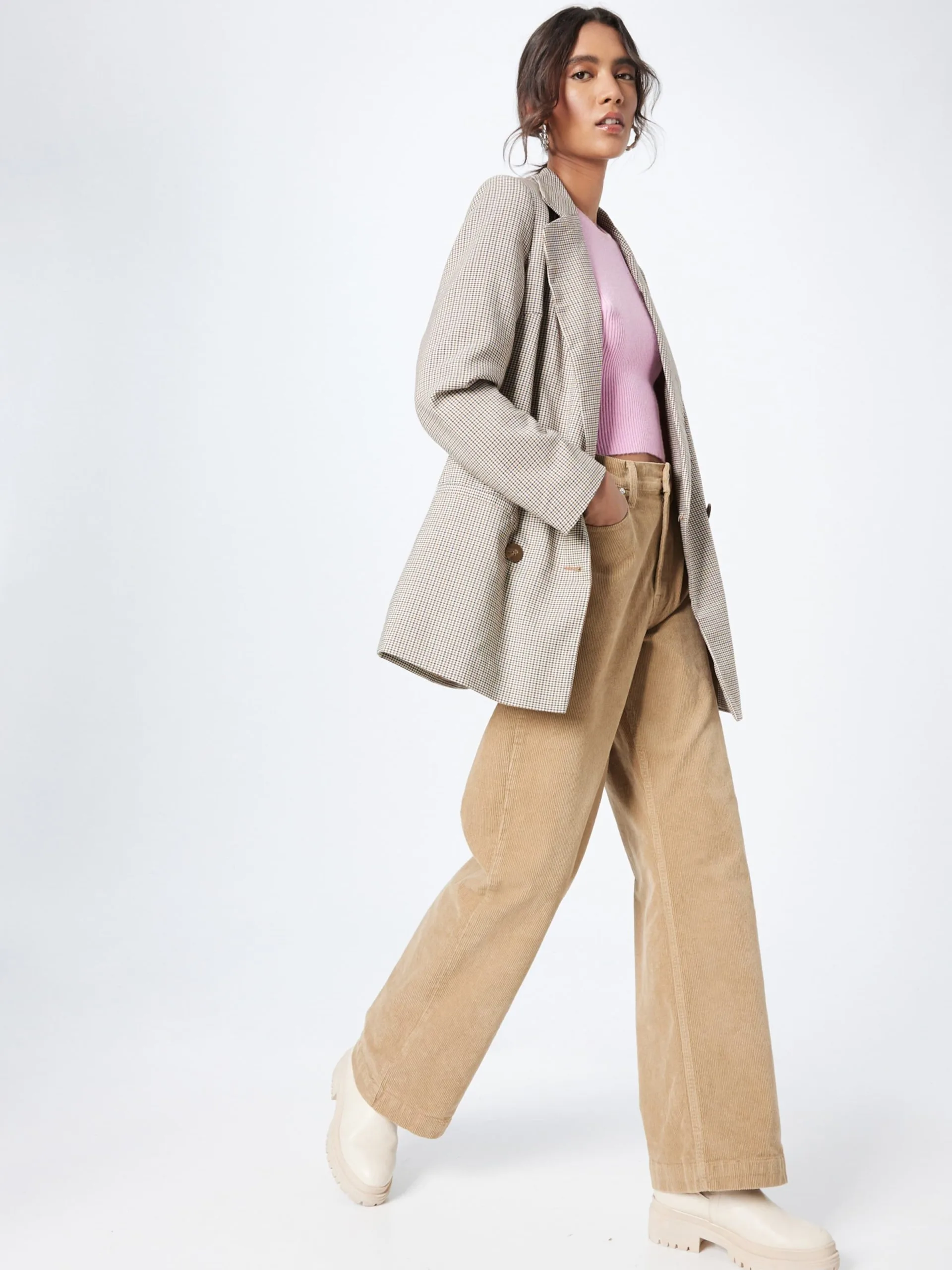 IVY Copenhagen Straight Regular Jeans Brooke Dames Kaki 5 IVY Copenhagen Straight Regular Jeans Brooke Dames Kaki - Afbeelding 5