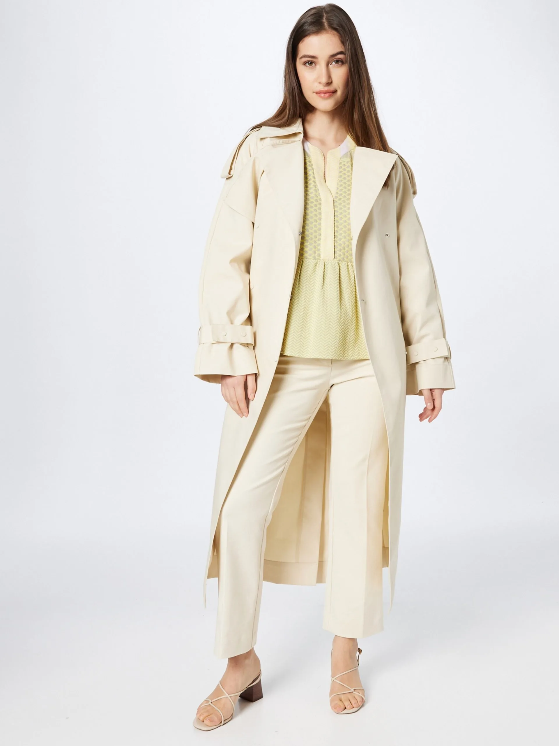 Blouses Met Korte Mouw Blouse Kenya Dames Geel 5 Blouses Met Korte Mouw Blouse Kenya Dames Geel - Afbeelding 5