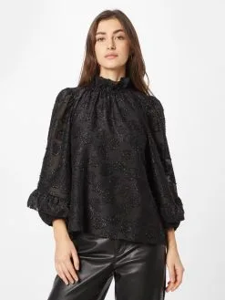 Blouses Met Korte Mouw Blouse Julia Dames Zwart 7 Blouses Met Korte Mouw Blouse Julia Dames Zwart -Moss Copenhagen Verkoop b327a4fef08d1566a9309de493a662d6