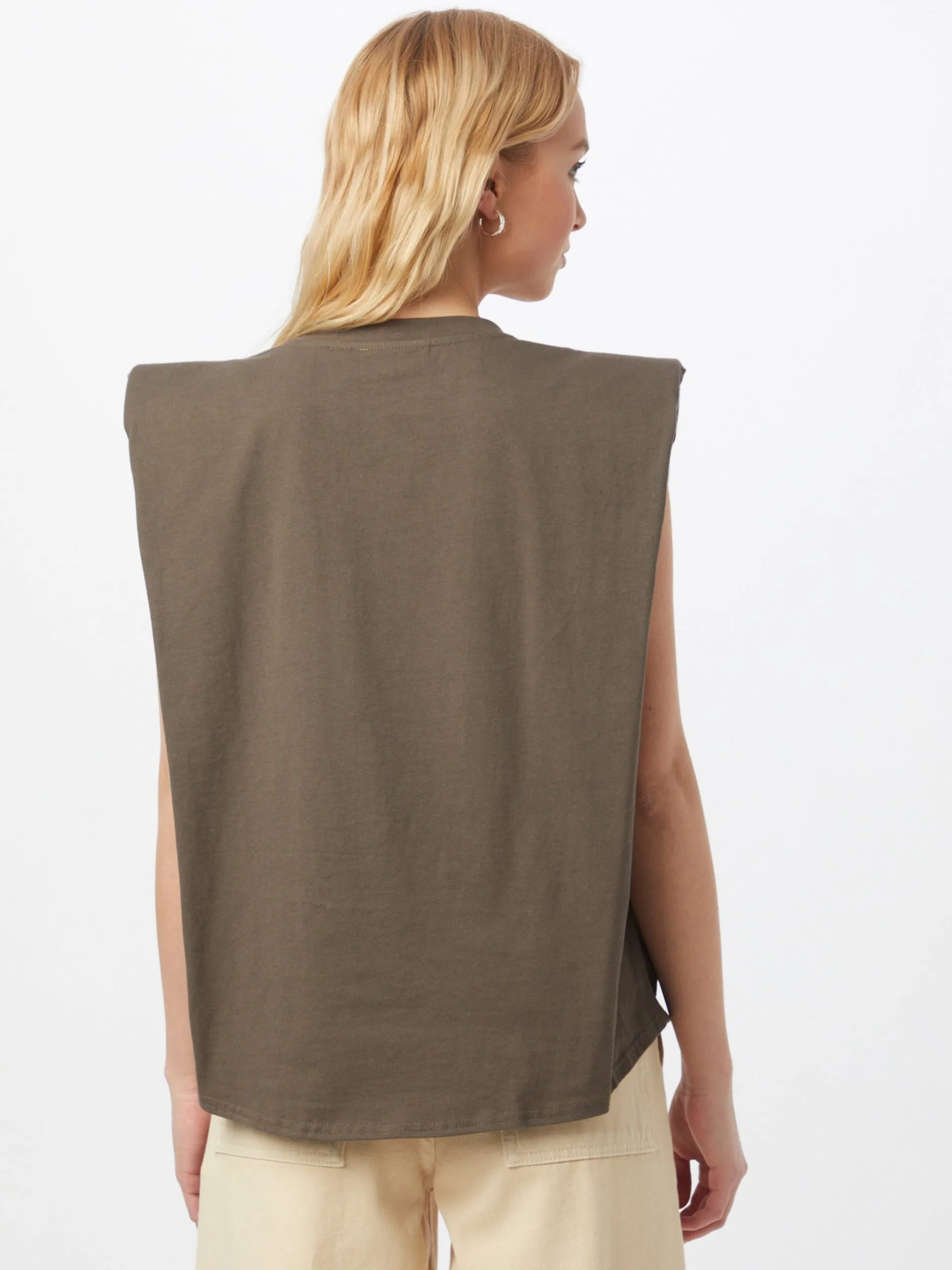 Mouwloze Shirts Top FAY Dames Bruin 4 Mouwloze Shirts Top FAY Dames Bruin - Afbeelding 4