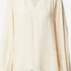 Coster Copenhagen Blouseshirts Blouse Dames Crème