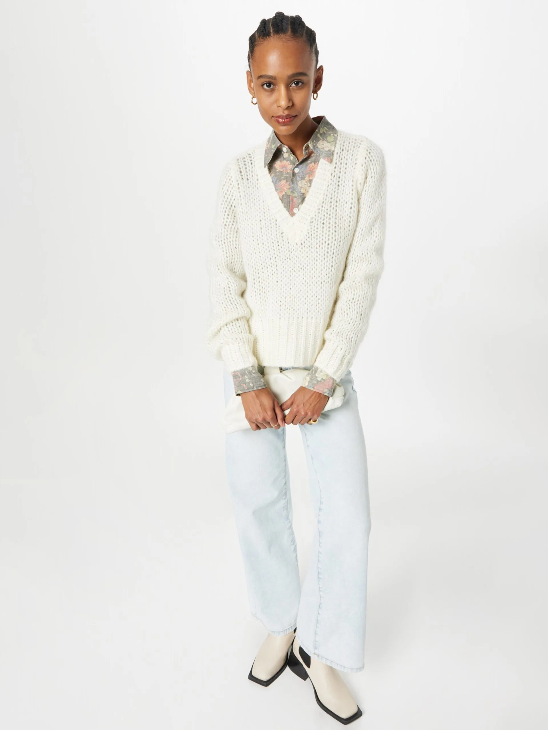 Coster Copenhagen Fijngebreide Truien Trui Dames Wit 5 Coster Copenhagen Fijngebreide Truien Trui Dames Wit - Afbeelding 5