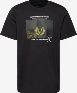 T-shirts Shirt Christianshavns Heren Zwart