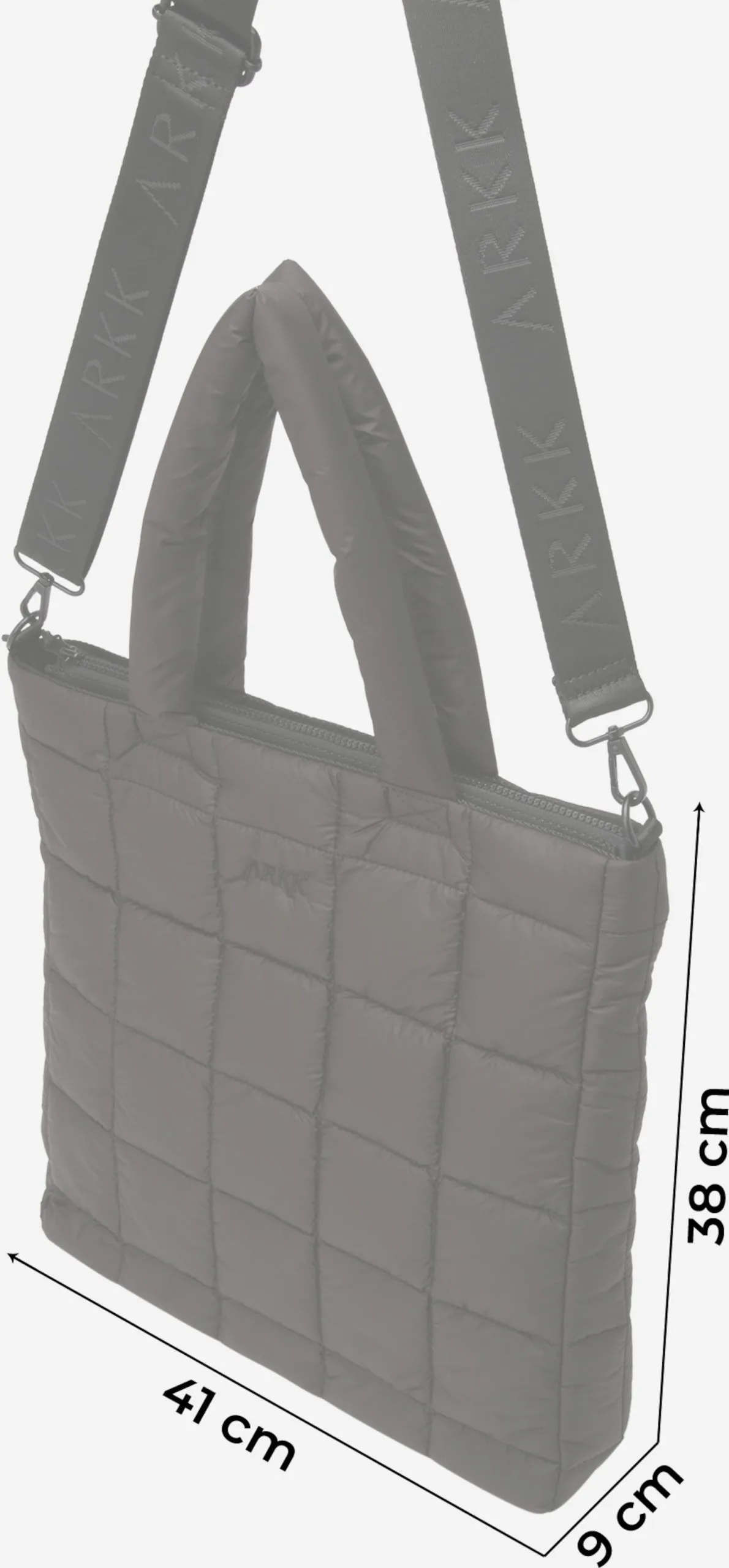 ARKK Copenhagen Shoppers Shopper Dames Zwart 2 ARKK Copenhagen Shoppers Shopper Dames Zwart - Afbeelding 2