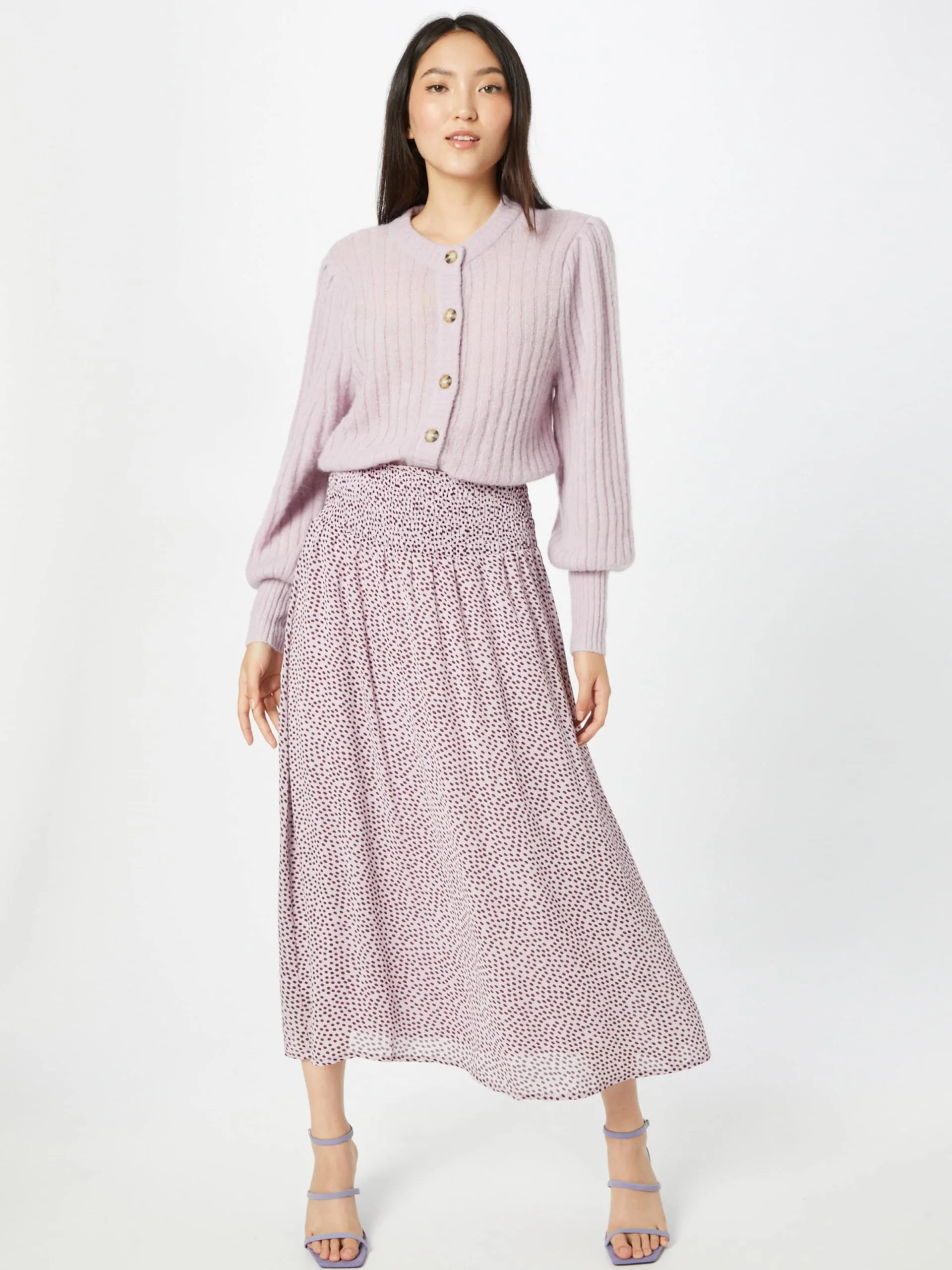 MOSS COPENHAGEN Vesten Gebreid Vest Cheanna Dames Lila 5 MOSS COPENHAGEN Vesten Gebreid Vest Cheanna Dames Lila - Afbeelding 5