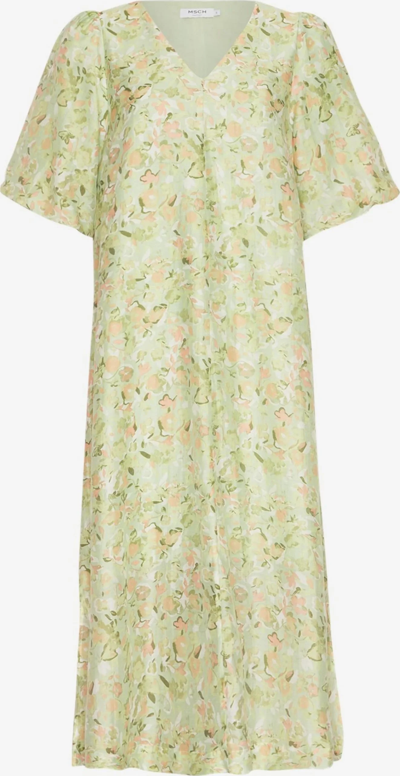 MOSS COPENHAGEN Midi Jurken Jurk Sandaya Dames Groen / Lichtgroen 1 MOSS COPENHAGEN Midi Jurken Jurk Sandaya Dames Groen / Lichtgroen