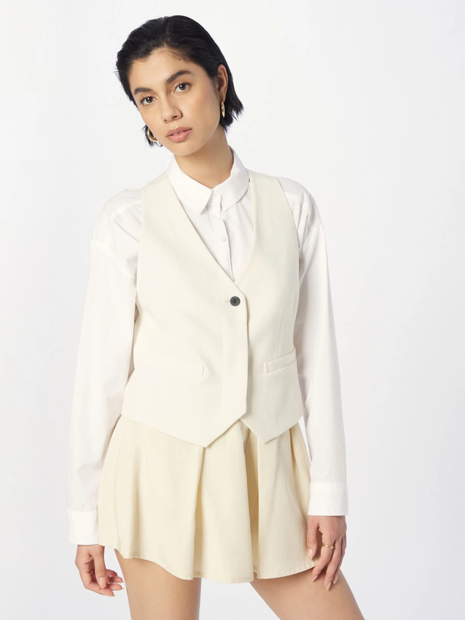 Klassieke Blazers Gilet TAILOR Dames Wit 3 Klassieke Blazers Gilet TAILOR Dames Wit - Afbeelding 3