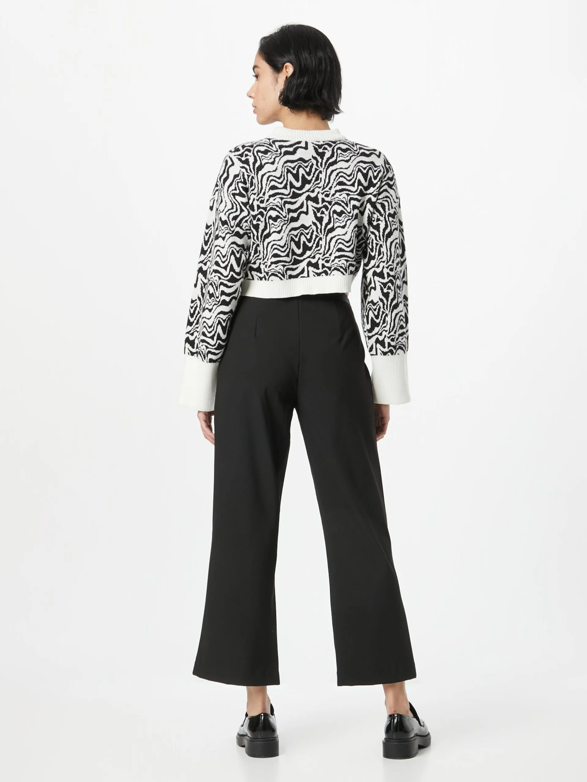 Pantalons Flared Broek Sportina Nola Dames Zwart 4 Pantalons Flared Broek Sportina Nola Dames Zwart - Afbeelding 4