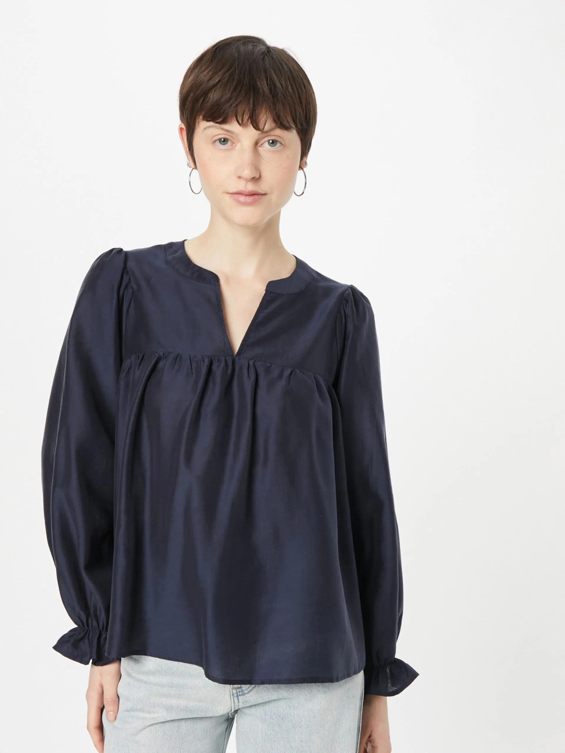 MOSS COPENHAGEN Blouseshirts Blouse Romina Dames Navy 3 MOSS COPENHAGEN Blouseshirts Blouse Romina Dames Navy - Afbeelding 3