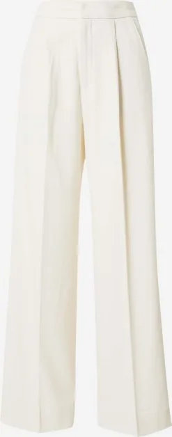 Palazzo Broeken Wide Leg Pantalon Dames Wit
