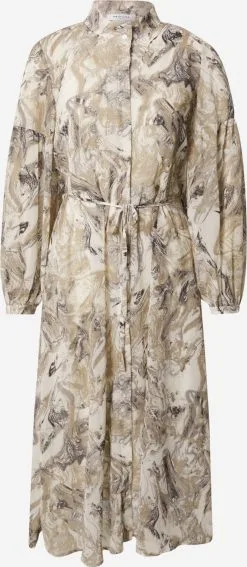 MOSS COPENHAGEN Blousejurken Blousejurk Kabrina Dames Beige / Lichtbeige