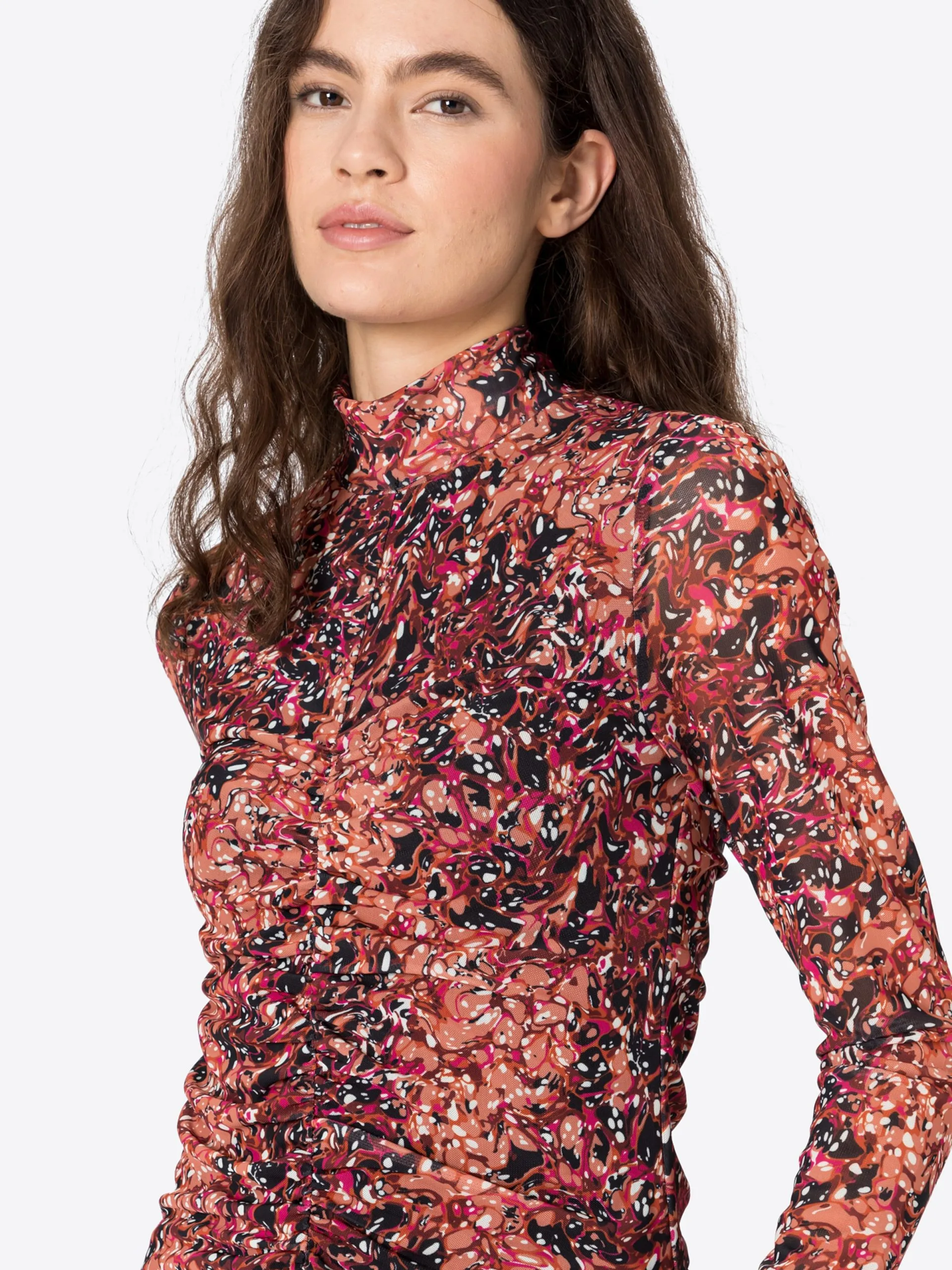 Midi Jurken Jurk SAMMIE Dames Fuchsia / Lichtroze 2 Midi Jurken Jurk SAMMIE Dames Fuchsia / Lichtroze - Afbeelding 2