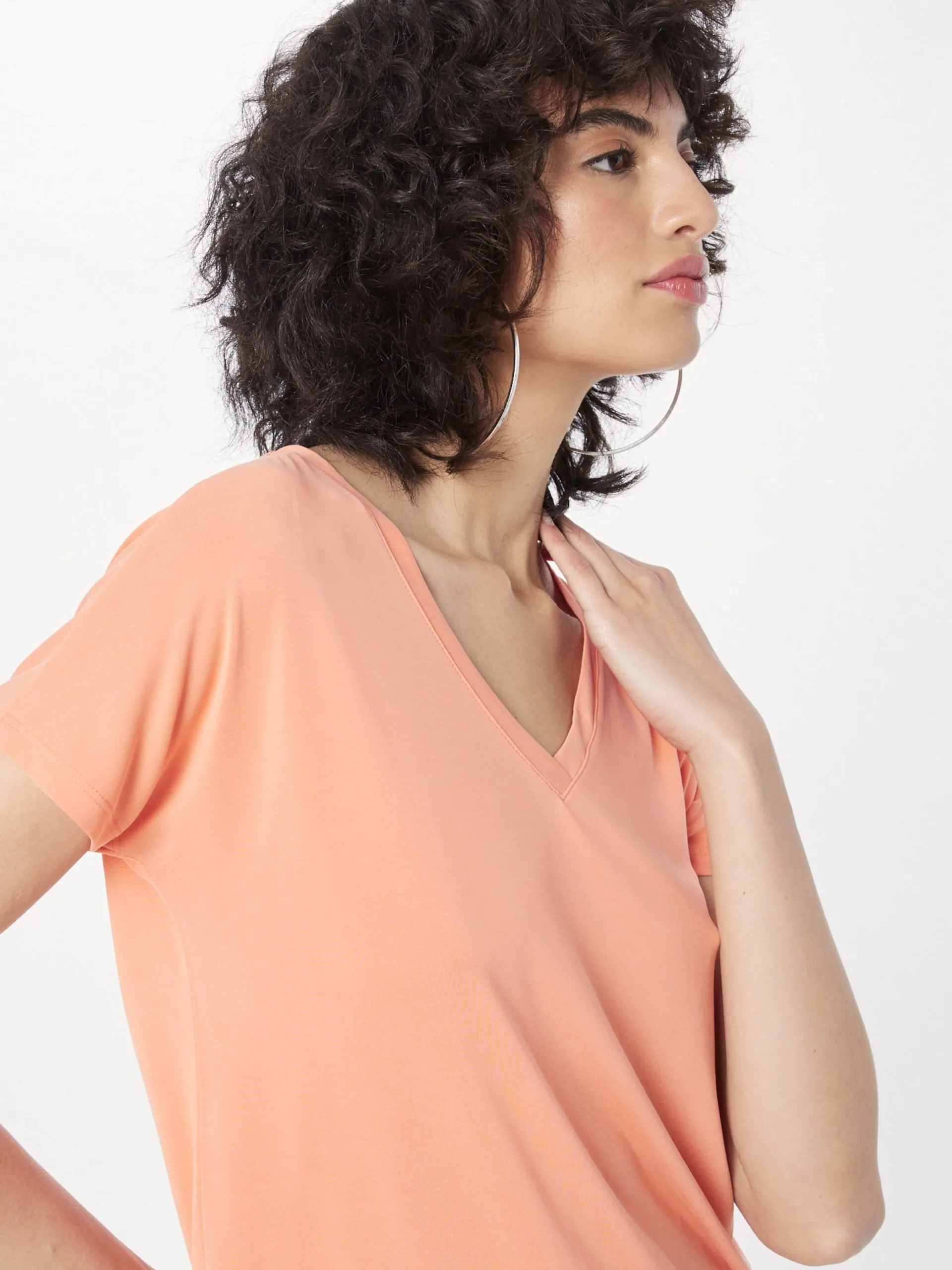 MOSS COPENHAGEN T-shirts Shirt Fenya Dames Abrikoos 2 MOSS COPENHAGEN T-shirts Shirt Fenya Dames Abrikoos - Afbeelding 2