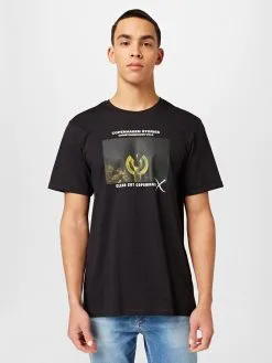 T-shirts Shirt Christianshavns Heren Zwart -Moss Copenhagen Verkoop c05e06c97f83ceb6d5a5b409bb4e0208