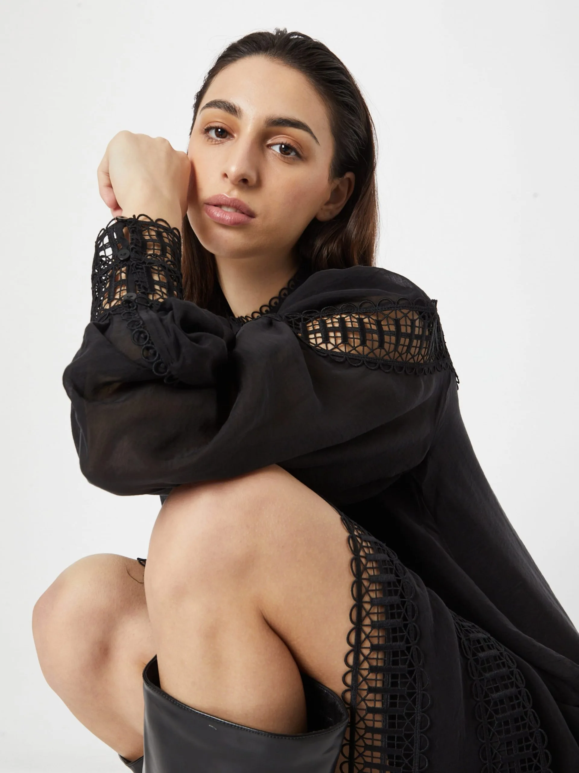 Mini Jurken Jurk ULTRA Dames Zwart 2 Mini Jurken Jurk ULTRA Dames Zwart - Afbeelding 2