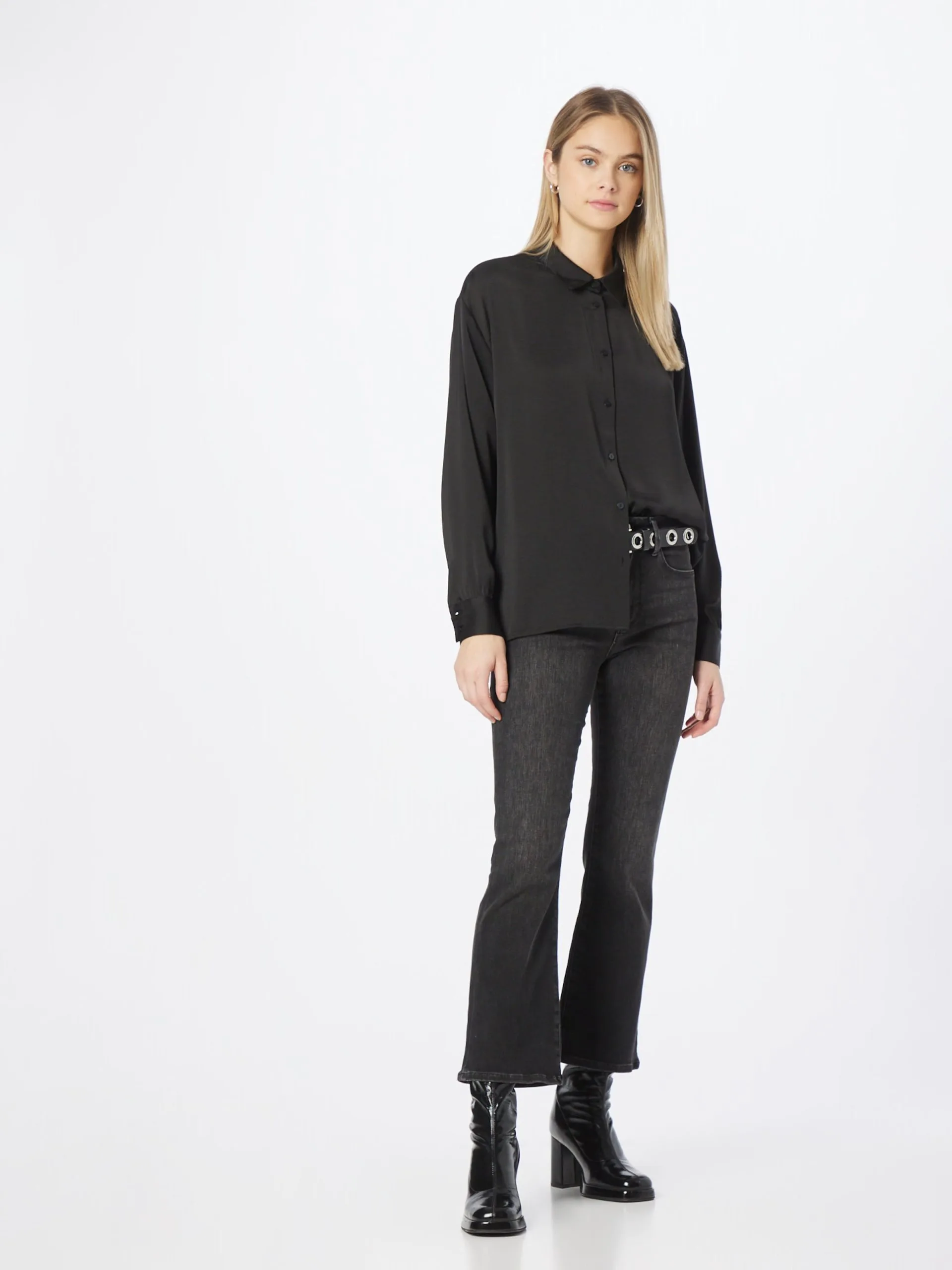 MOSS COPENHAGEN Overhemden Blouse Stefana Maluca Dames Zwart 5 MOSS COPENHAGEN Overhemden Blouse Stefana Maluca Dames Zwart - Afbeelding 5