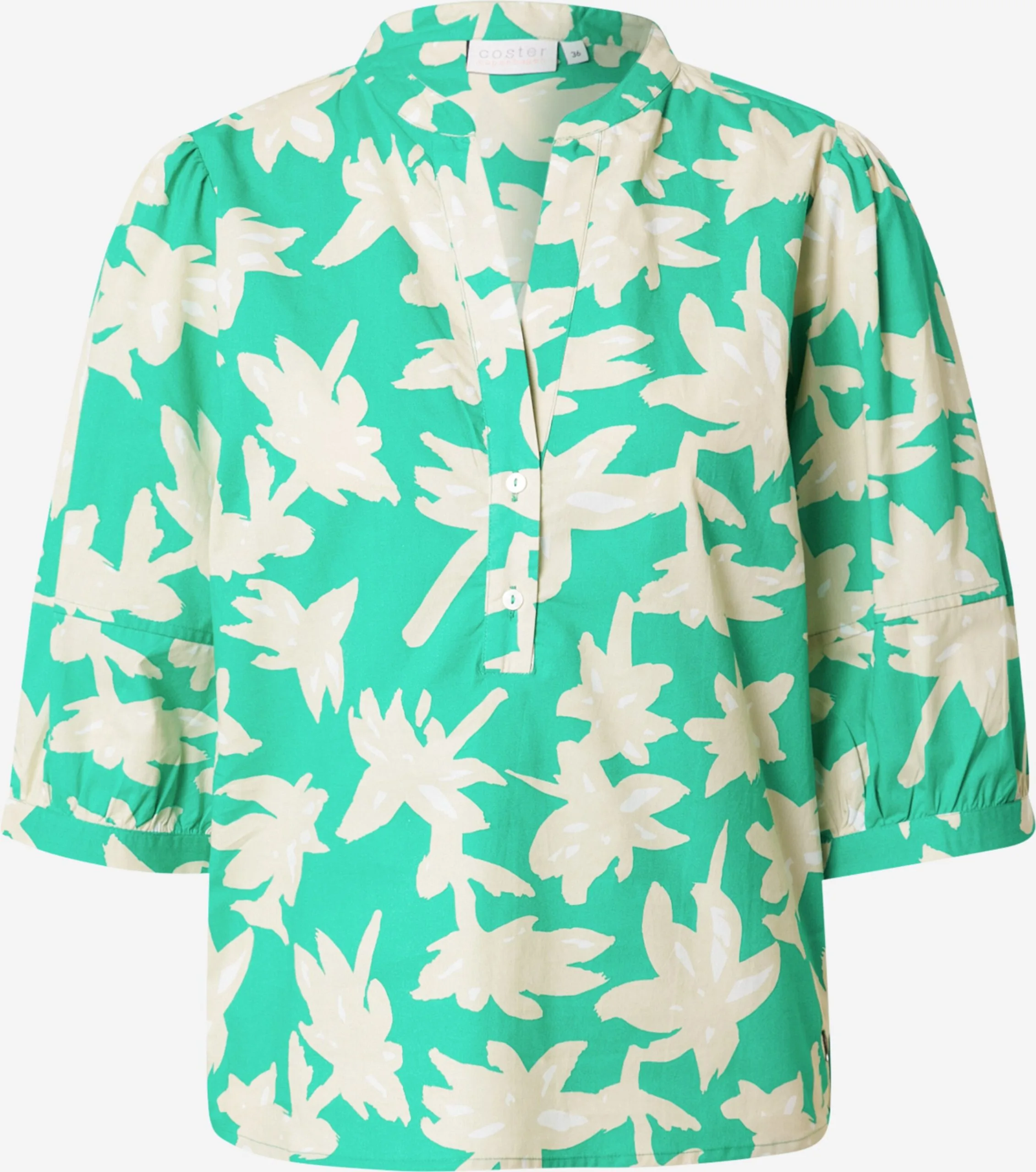 Coster Copenhagen Blouses Met Korte Mouw Blouse Dames Groen 1 Coster Copenhagen Blouses Met Korte Mouw Blouse Dames Groen