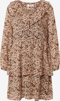 MOSS COPENHAGEN Mini Jurken Jurk Merila Rikkelie Dames Perzik