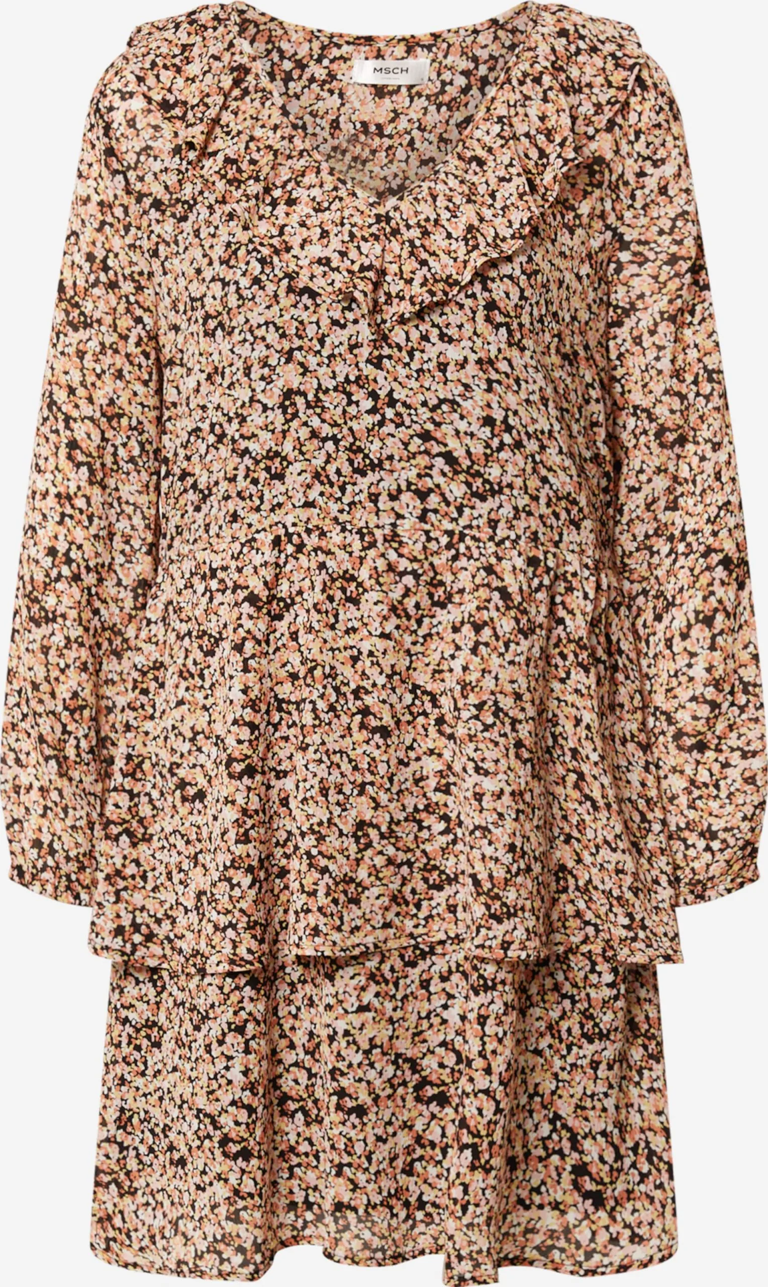 MOSS COPENHAGEN Mini Jurken Jurk Merila Rikkelie Dames Perzik 1 MOSS COPENHAGEN Mini Jurken Jurk Merila Rikkelie Dames Perzik