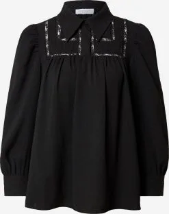 Kanten Blouses Blouse Melissa Dames Zwart