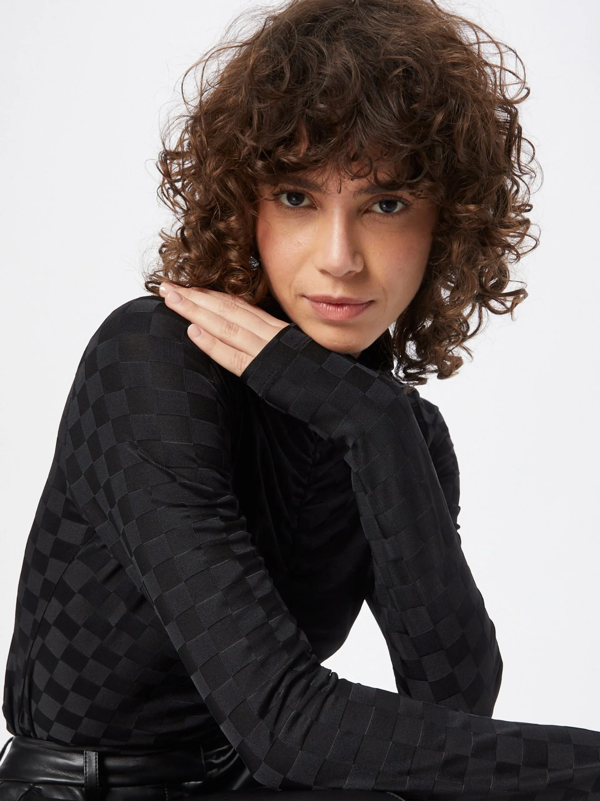 Longsleeves Shirt Adenau Dames Zwart 2 Longsleeves Shirt Adenau Dames Zwart - Afbeelding 2