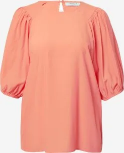 MOSS COPENHAGEN Blouses Met Korte Mouw Blouse Nianna Melody Dames Koraal