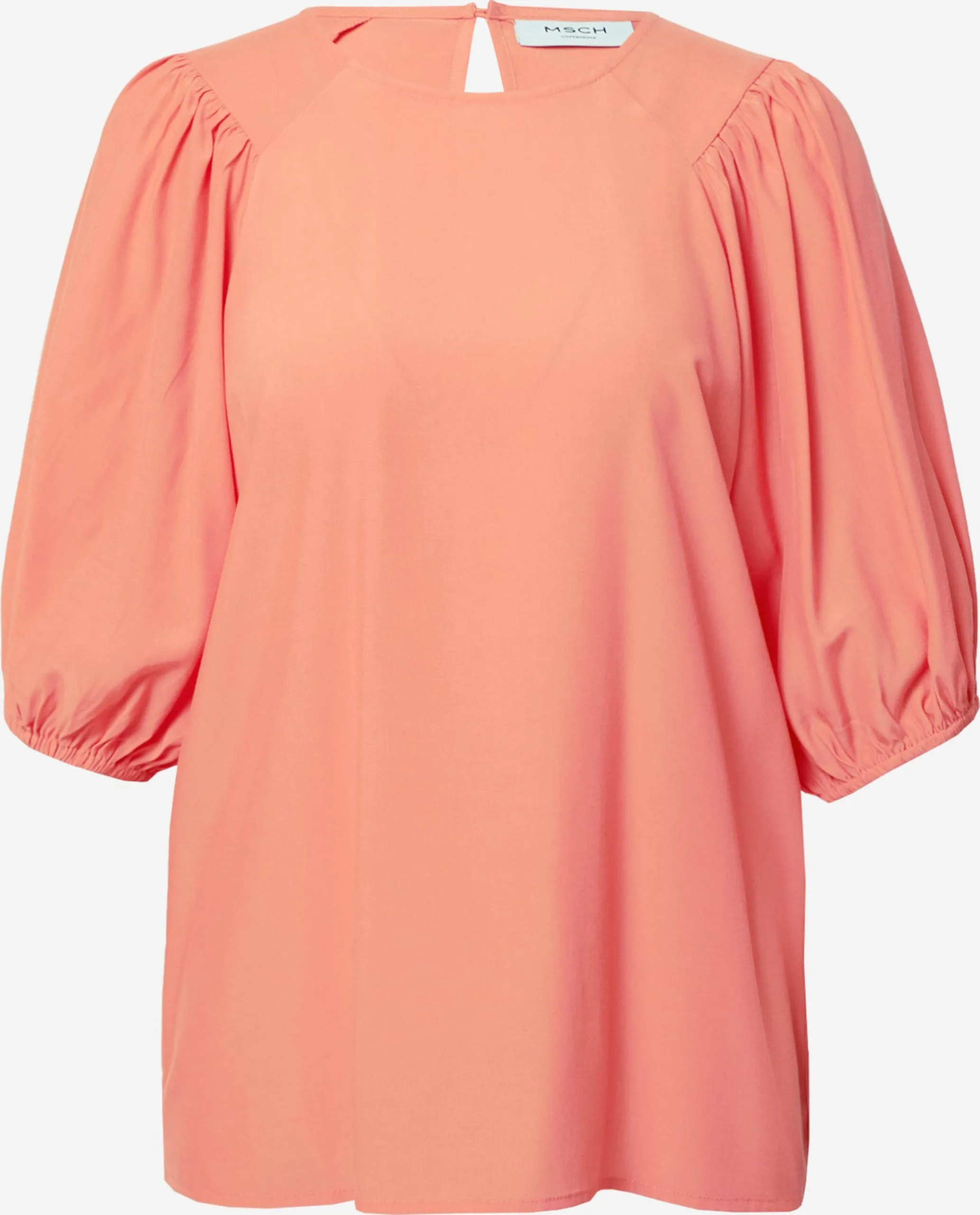 MOSS COPENHAGEN Blouses Met Korte Mouw Blouse Nianna Melody Dames Koraal 1 MOSS COPENHAGEN Blouses Met Korte Mouw Blouse Nianna Melody Dames Koraal