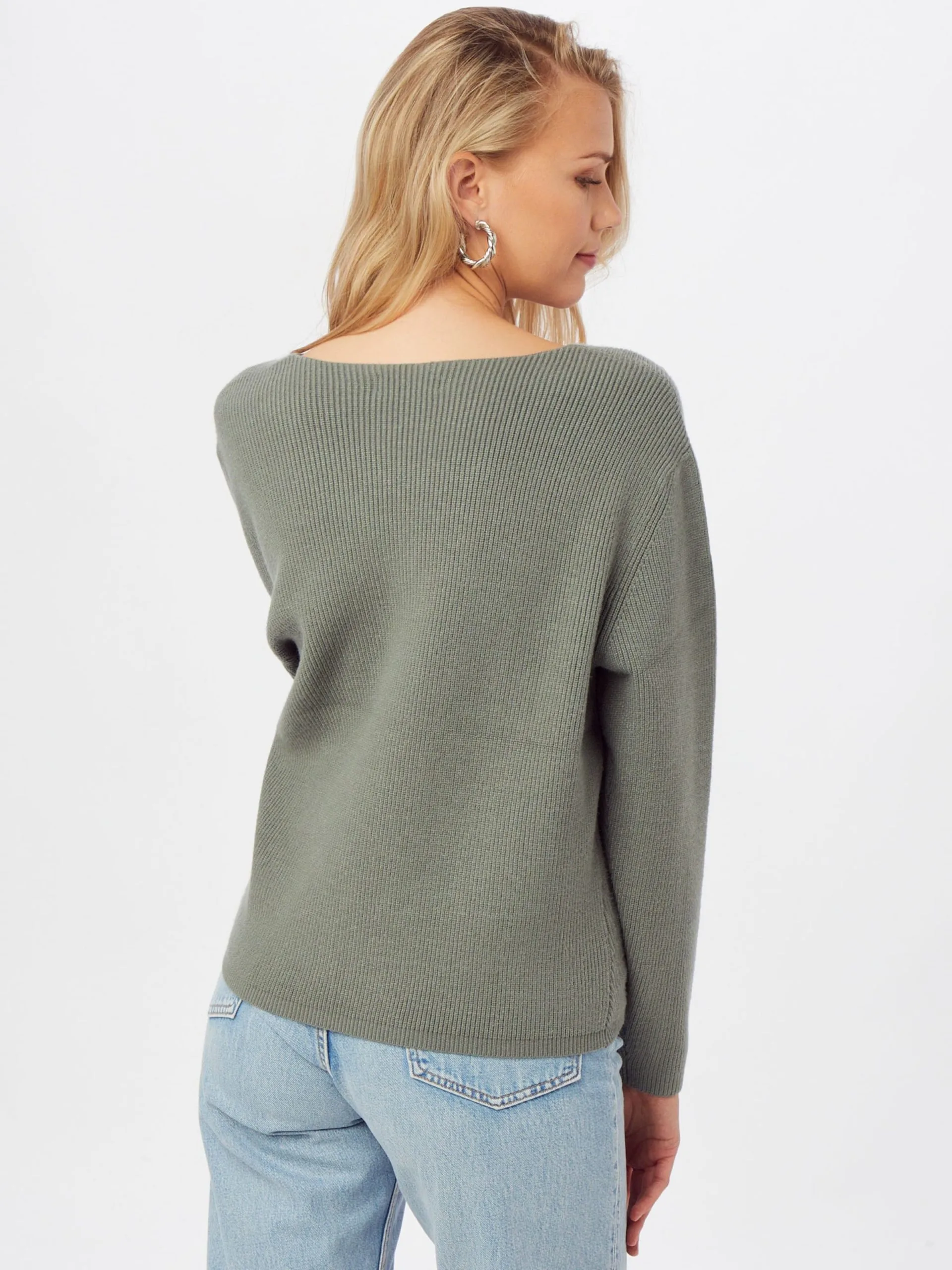 MOSS COPENHAGEN Fijngebreide Truien Trui Jilli Dames Groen 4 MOSS COPENHAGEN Fijngebreide Truien Trui Jilli Dames Groen - Afbeelding 4