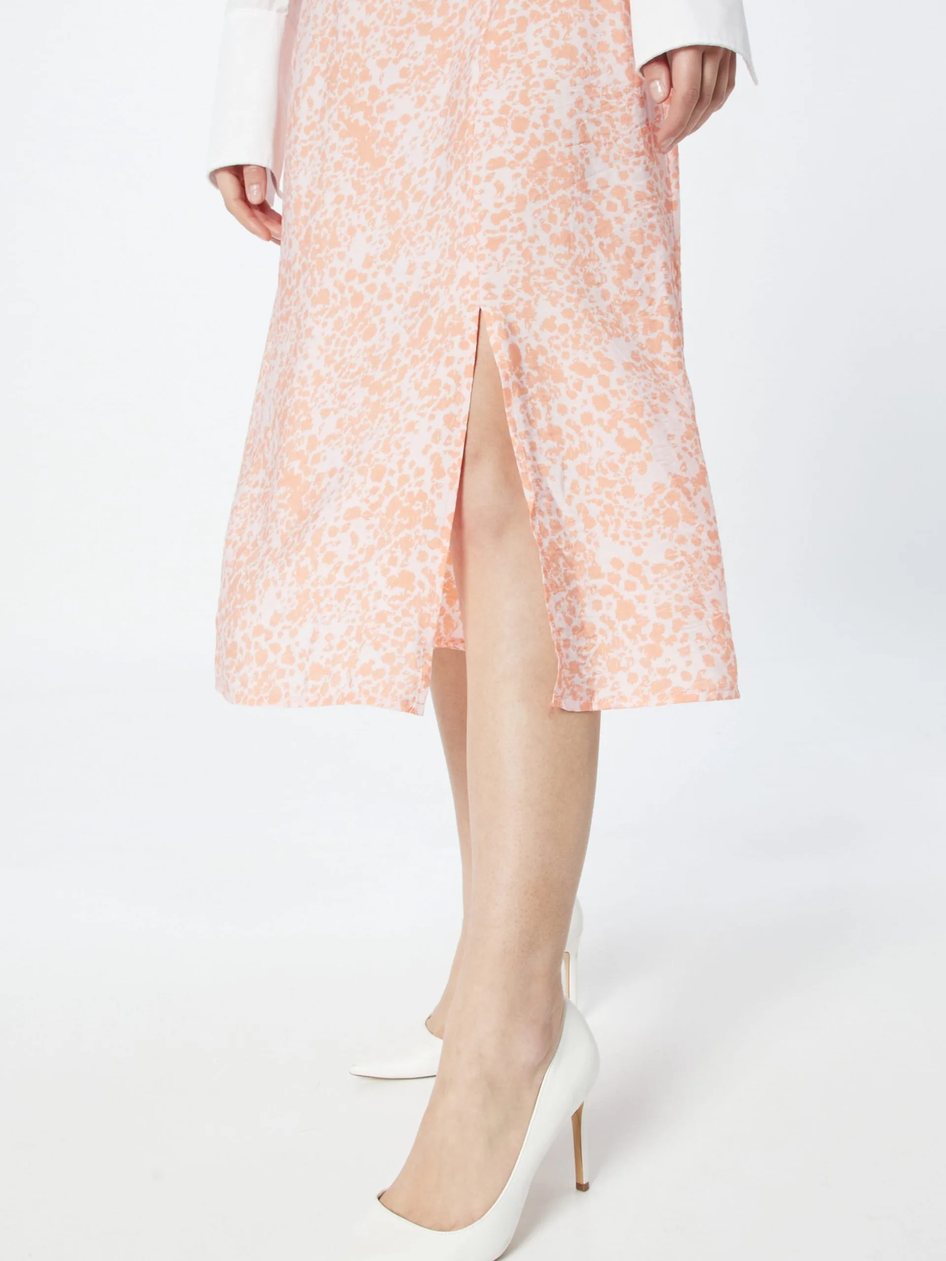 MOSS COPENHAGEN Midi Rokken Rok Lavinia Dames Wit 2 MOSS COPENHAGEN Midi Rokken Rok Lavinia Dames Wit - Afbeelding 2