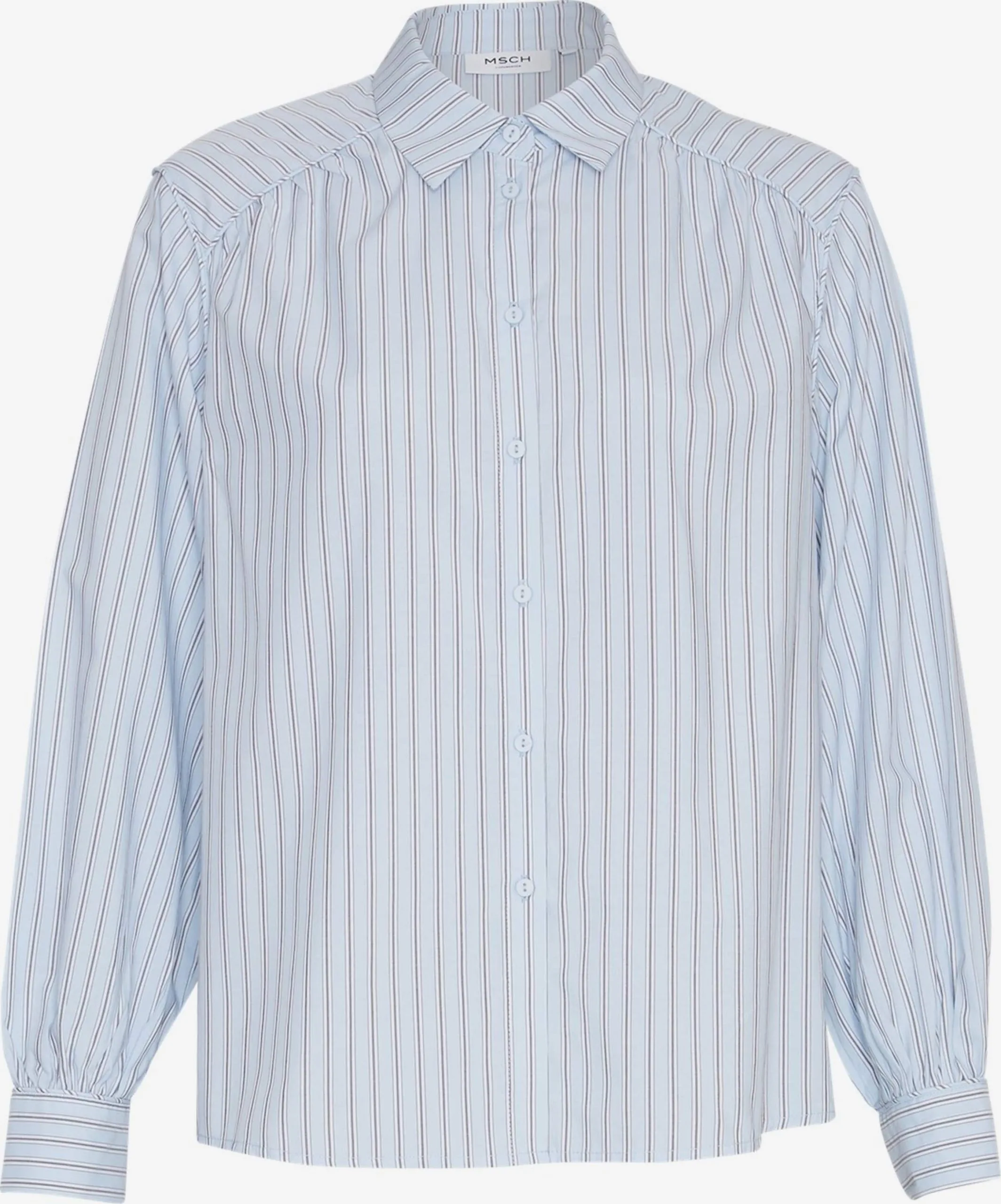 MOSS COPENHAGEN Overhemden Blouse Dorothy Dames Lichtblauw 1 MOSS COPENHAGEN Overhemden Blouse Dorothy Dames Lichtblauw