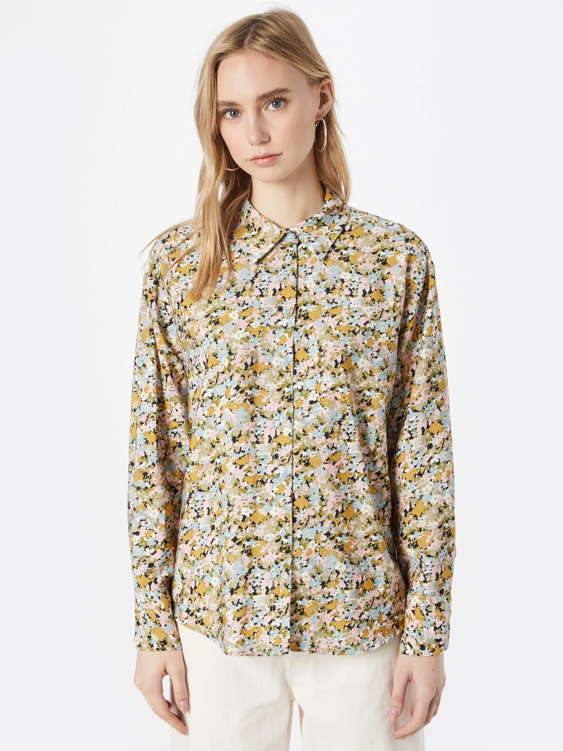 MOSS COPENHAGEN Overhemden Blouse Minetta Dames Beige 3 MOSS COPENHAGEN Overhemden Blouse Minetta Dames Beige - Afbeelding 3