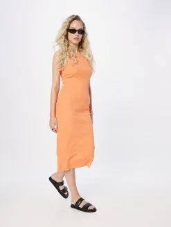MOSS COPENHAGEN Midi Jurken Jurk Rasmia Dames Oranje -Moss Copenhagen Verkoop cc1b668a771fea8873c2b03c9360cc54