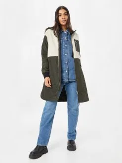 MOSS COPENHAGEN Wintermantels Wintermantel Adina Kiara Dames Kaki -Moss Copenhagen Verkoop ce40dff1f5ac639a4e4f7e35f74921c5