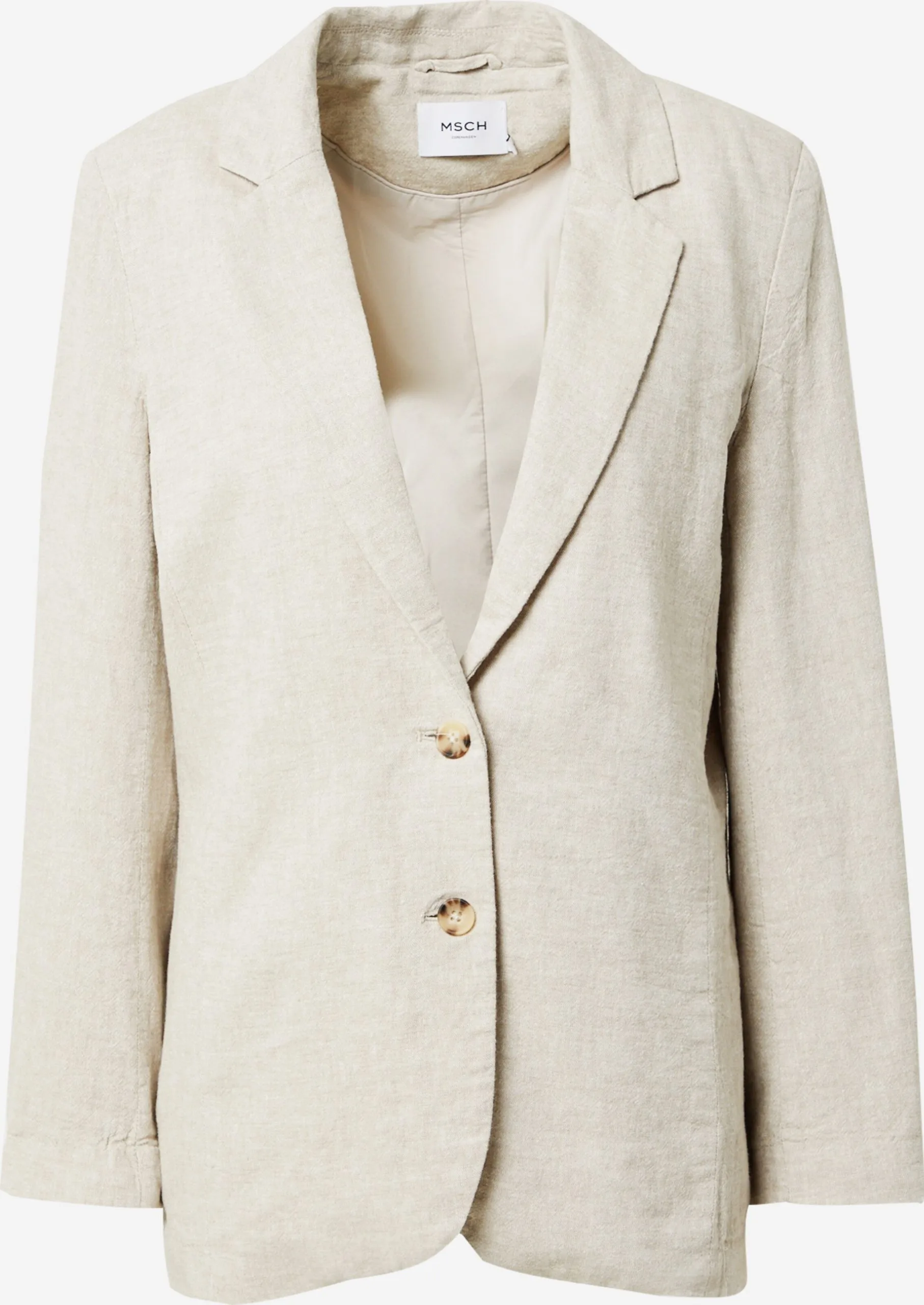 MOSS COPENHAGEN Klassieke Blazers Blazers Karima Ginia Dames Beige Gemêleerd 1 MOSS COPENHAGEN Klassieke Blazers Blazers Karima Ginia Dames Beige Gemêleerd