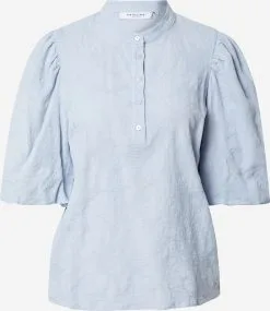 Moss Copenhagen Verkoop 33 MOSS COPENHAGEN Blouses Met Korte Mouw Blouse Diala Dames Pastelblauw