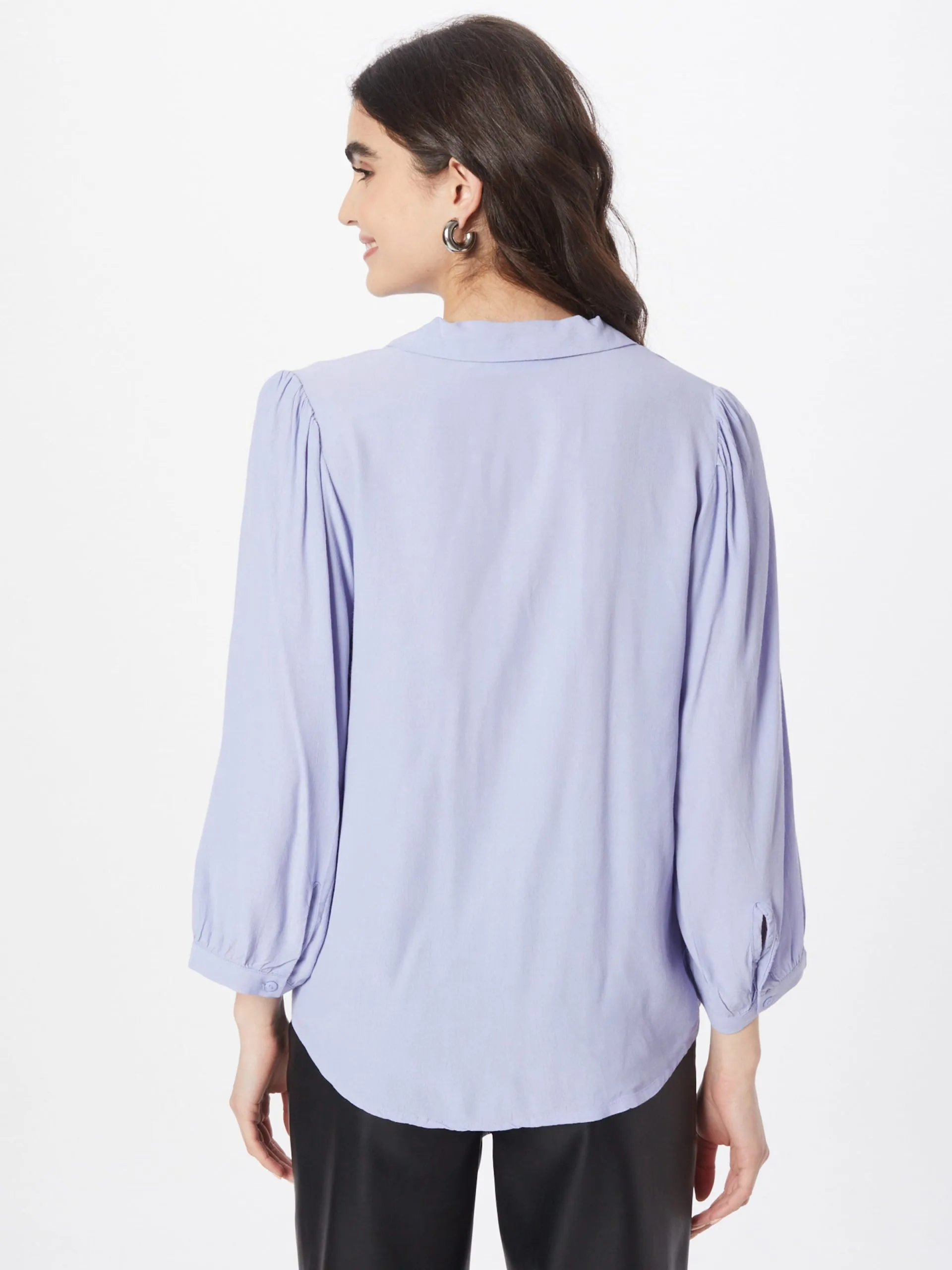 MOSS COPENHAGEN Blouses Met Korte Mouw Blouse Galiena Morocco Dames Lichtblauw 4 MOSS COPENHAGEN Blouses Met Korte Mouw Blouse Galiena Morocco Dames Lichtblauw - Afbeelding 4