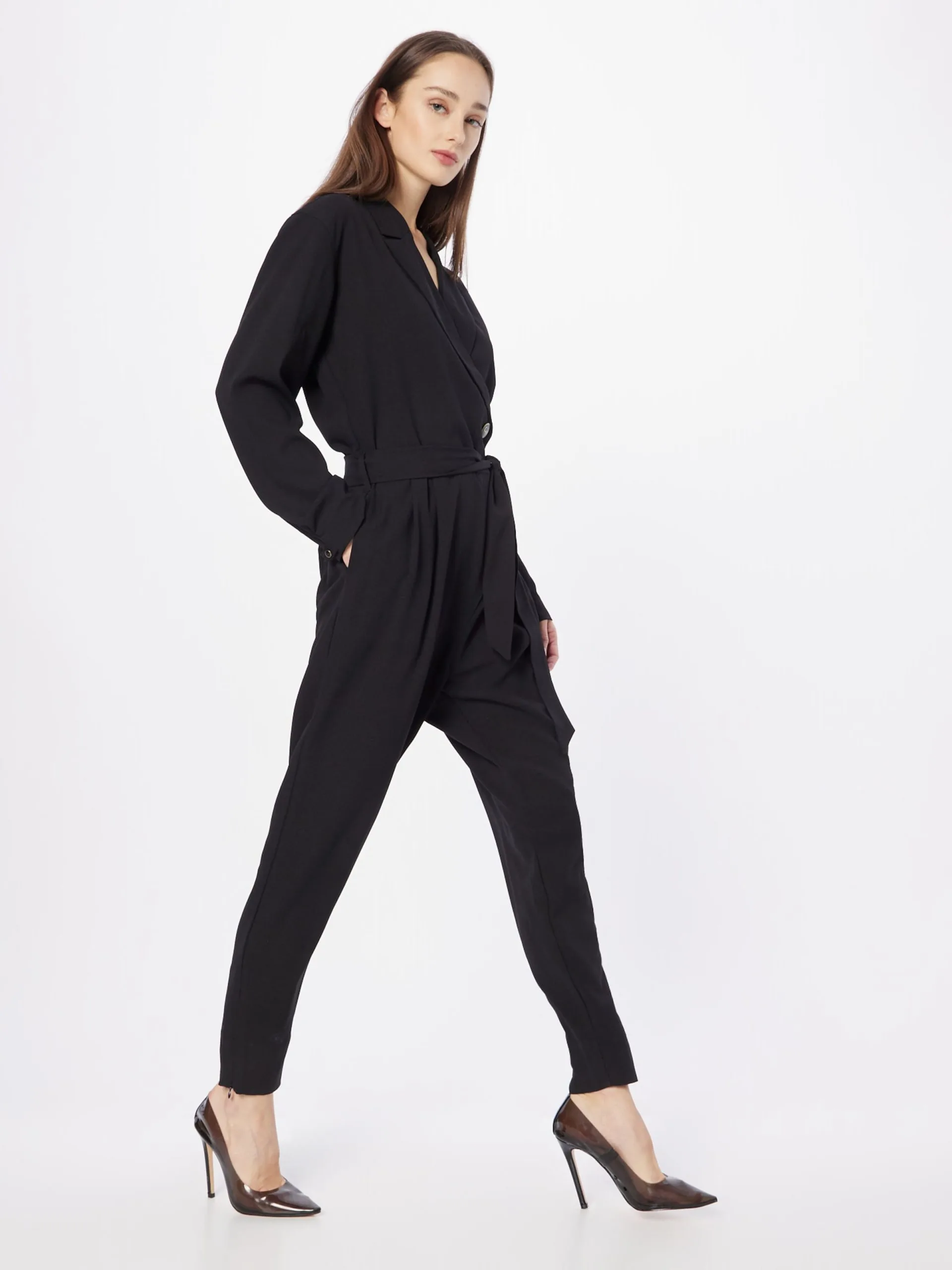 Lange Jumpsuits Jumpsuit Dames Zwart 5 Lange Jumpsuits Jumpsuit Dames Zwart - Afbeelding 5