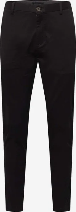 Pantalons Slimfit Broek Milano Drake Heren Zwart